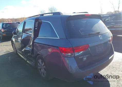 2014 Honda Odyssey Ex-L z USA, uszkodzony, nr VIN 5FNRL5H60EB031424
